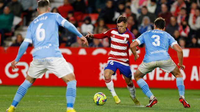 Posiciones de granada club de fútbol contra ud ibiza