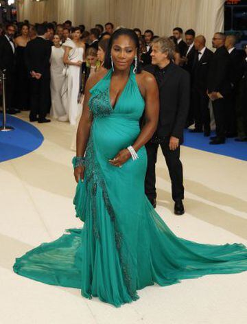 La primera aparición pública de Serena Williams embarazada