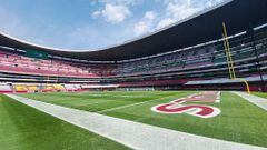 Así luce la cancha del Estadio Azteca para el juego 49ers vs Cardinals | @49ers