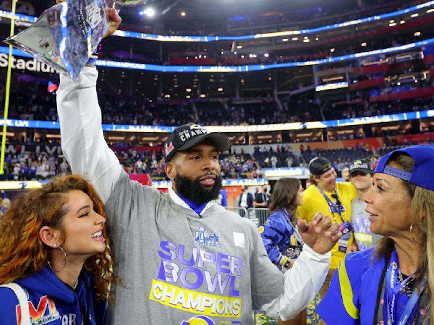 L.A. Rams' wide receiver Odell Beckham Jr. has successful knee surgery,  announces birth of son