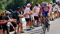 El ciclista franc&eacute;s David Gaudu durante la subida al Col de Beixalis en la decimoquinta etapa del Tour de Francia con final en Andorra La Vella.