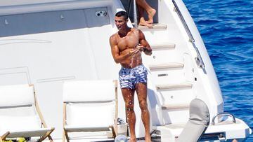 Cristiano Ronaldo y Georgina Rodríguez disfrutaron en las Islas Baleares de sus vacaciones.