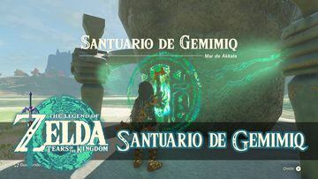 the legend of zelda tears of the kingdom nintendo switch guia santuario gemimiq