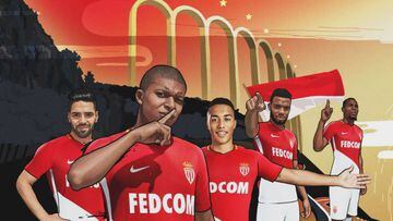 Monaco include Mbappé in their new shirt marketing campaign