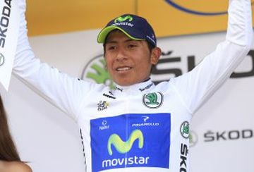 El año 2013 fue el que mostró Nairo al mundo. En el Tour de Francia fue campeón de los jóvenes y de la montaña, además del segundo puesto en la clasificación general detrás de Froome.