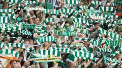 Celtic Fans during a cinch Premiersip match between Celtic and Rangers