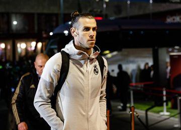 11 Gareth Bale from Wales of Real Madrid arriving at Camp Nou Stadium during La Liga match between FC Barcelona and Real Madrid at Camp Nou on December 18, 2019 in Barcelona, Spain.    18/12/2019 ONLY FOR USE IN SPAIN
