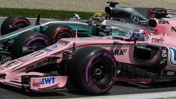 Force india y Mercedes.