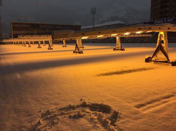 The 'Beast from the East' leaves its mark on Spanish football
