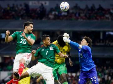 Guillermo Ochoa (right) was among the players targeted by Mexico fans.