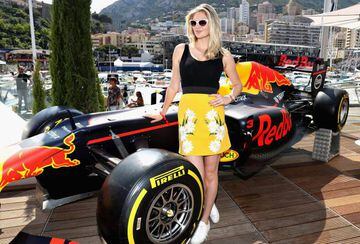 La modelo Kate Upton en el reciente GP de M&oacute;naco de F1