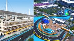 No te pierdas la vista aérea de la pista del Gran Premio de Miami de la Formula 1