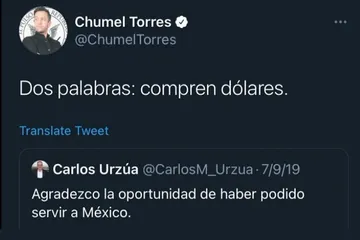 Dólar baja de 19 pesos y la gente arremete contra Chumel Torres