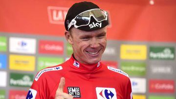 Sky&#039;s British cyclist Christopher Froome 