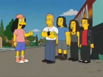 Temporada 18, capítulo 379, "The Mook, the Chef, the Wife and Her Homer". De camino al colegio en la ruta escolar, Otto se encuentra a Metallica con su autobús averiado. Le piden ayuda pero Bart hecha todo a perder.

