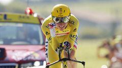 Tadej Pogacar en la etapa 20 del Tour de Francia