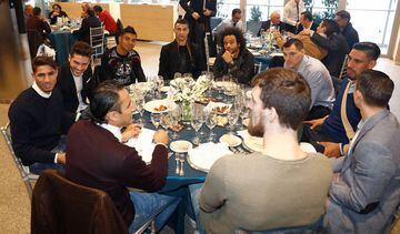 Real Madrid's Christmas dinner in images