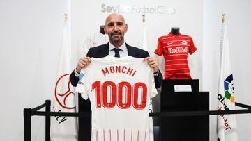 Monchi conmemora sus 1.000 partidos.