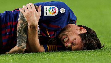 Injured Messi to miss Barcelona matches with Real Madrid, Inter...