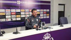 Sergio Gonz&aacute;lez, entrenador del Real Valladolid.