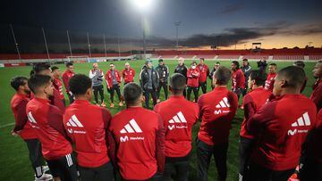Peru prepare for Germany and Morocco games in Madrid
