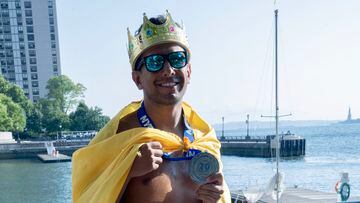 Jorge Iván del Valle gana segunda corona de natación.