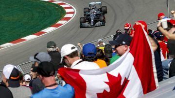 F1 - CANADA GRAND PRIX 2019
 
 44 HAMILTON Lewis (gbr), Mercedes AMG F1 GP W10 Hybrid EQ Power+, action during the 2019 Formula One World Championship, Grand Prix of Canada from June 6 to 9 in Montreal - Photo DPPI
 
 
 07/06/2019