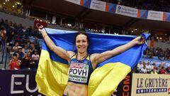 Olesya Povh, plata en 60 metros en los Europeos en sala de Belgrado 2017 y ahora &#039;cazada&#039; por dopaje antes de los Mundiales de Londres. 