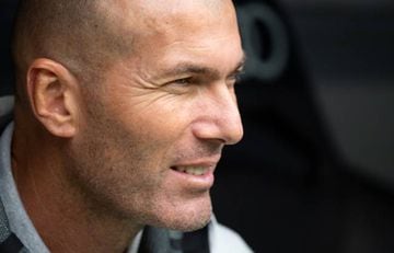 Real Madrid's head coach Zinedine Zidane