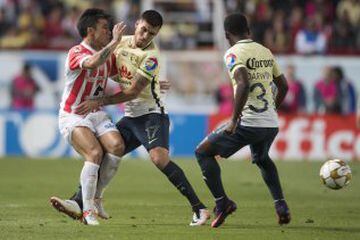Rayos y Águilas terminaron empatando 1-1 en un vibrante partido en el Estadio Victoria que se vivió con mucha intensidad.