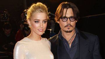 Johnny Depp y Amber Heard cuando eran pareja.