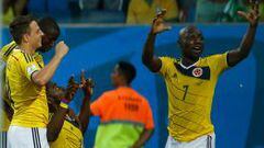 Arias y Armero fueron los laterales titulares de Colombia contra Jap&oacute;n, en el Mundial de Brasil.