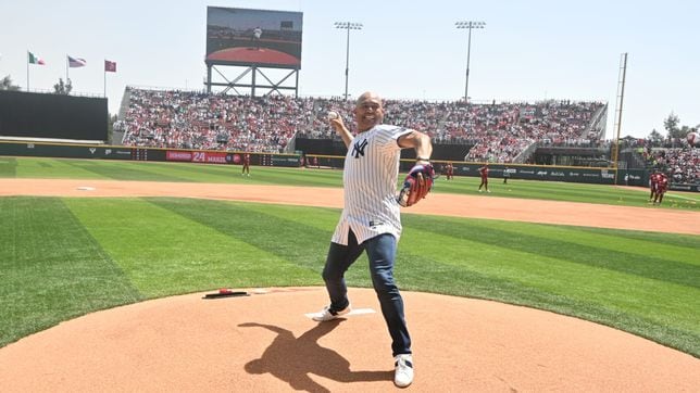 La leyenda del beisbol Mariano Rivera visitó el Estadio Alfredo Harp Helú