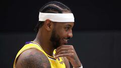 The Los Angeles Lakers&#039; new player Carmelo Anthony spoke on his expectations as he prepares for the NBA 2021 regular season with his new team.