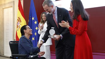 Teresa Perales, nombrada embajadora honoraria de la marca España por los Reyes