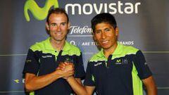 El espa&ntilde;ol Valverde y el colombiano Quintana dicen que trabajar&aacute;n en equipo por la conquista del Tour de Francia 2015.