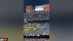 Lo que pasó en las pantallas del Camp Nou incomoda a los culés