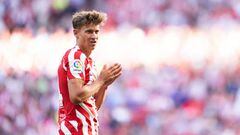 MADRID, SPAIN - APRIL 16: Marcos Llorente of Atletico de Madrid reacts during the LaLiga Santander match between Atletico de Madrid and UD Almeria at Civitas Metropolitano Stadium on April 16, 2023 in Madrid, Spain. (Photo by Mateo Villalba/Quality Sport Images/Getty Images)