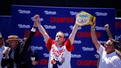 World number one competitive eater Joey Chestnut has wolfed down 63 hotdogs to win Nathan’s Hot Dog Eating Contest for the 15th time in 16 years.