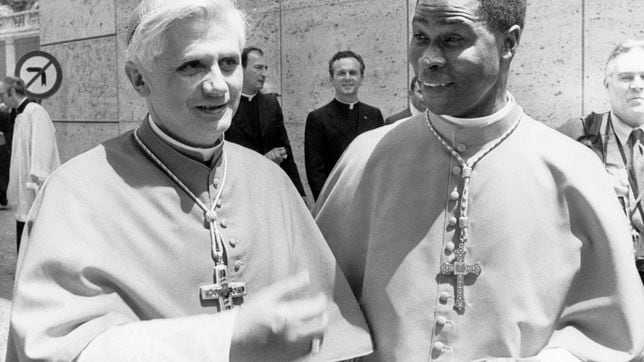 Where was Pope Benedict XVI from, what congregation did he belong to, and what was his real name?