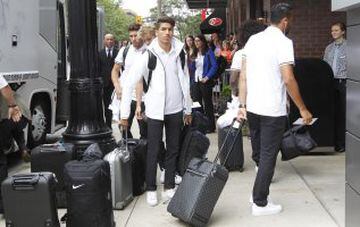 Zidane's Real Madrid arrival in Columbus Ohio