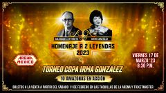 Este es el poster de Homenaje a Dos Leyendas del CMLL.