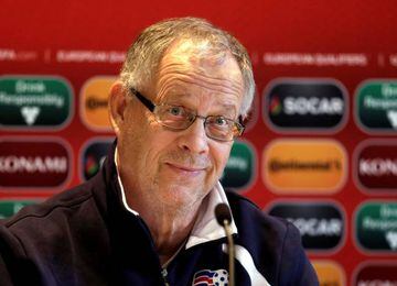 Iceland's coach Lars Lagerback