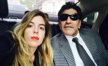 Dalma y su padre, Maradona