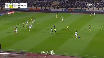 La asistencia de Cristiano a Mané en la goleada del Al Nassr