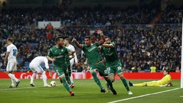 Real Madrid 1-2 Leganés Copa del Rey quarter-final: goals, as it happened
