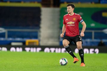 Manchester United's Harry Maguire during the English League Cup, EFL Cup quarter-final football match between Everton and Manchester United on December 23, 2020 at Goodison Park in Liverpool, England - Photo Terry Donnelly / Colorsport / DPPI