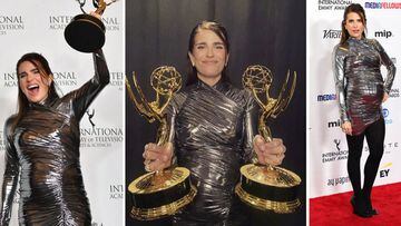 Karla Souza gana dos Emmys por “La caída” y presume su tercer embarazo