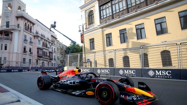 Checo Pérez, a la conquista de las calles de Bakú en el GP de Azerbaiyán