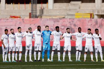 Once titular del Madrid en Mallorca.